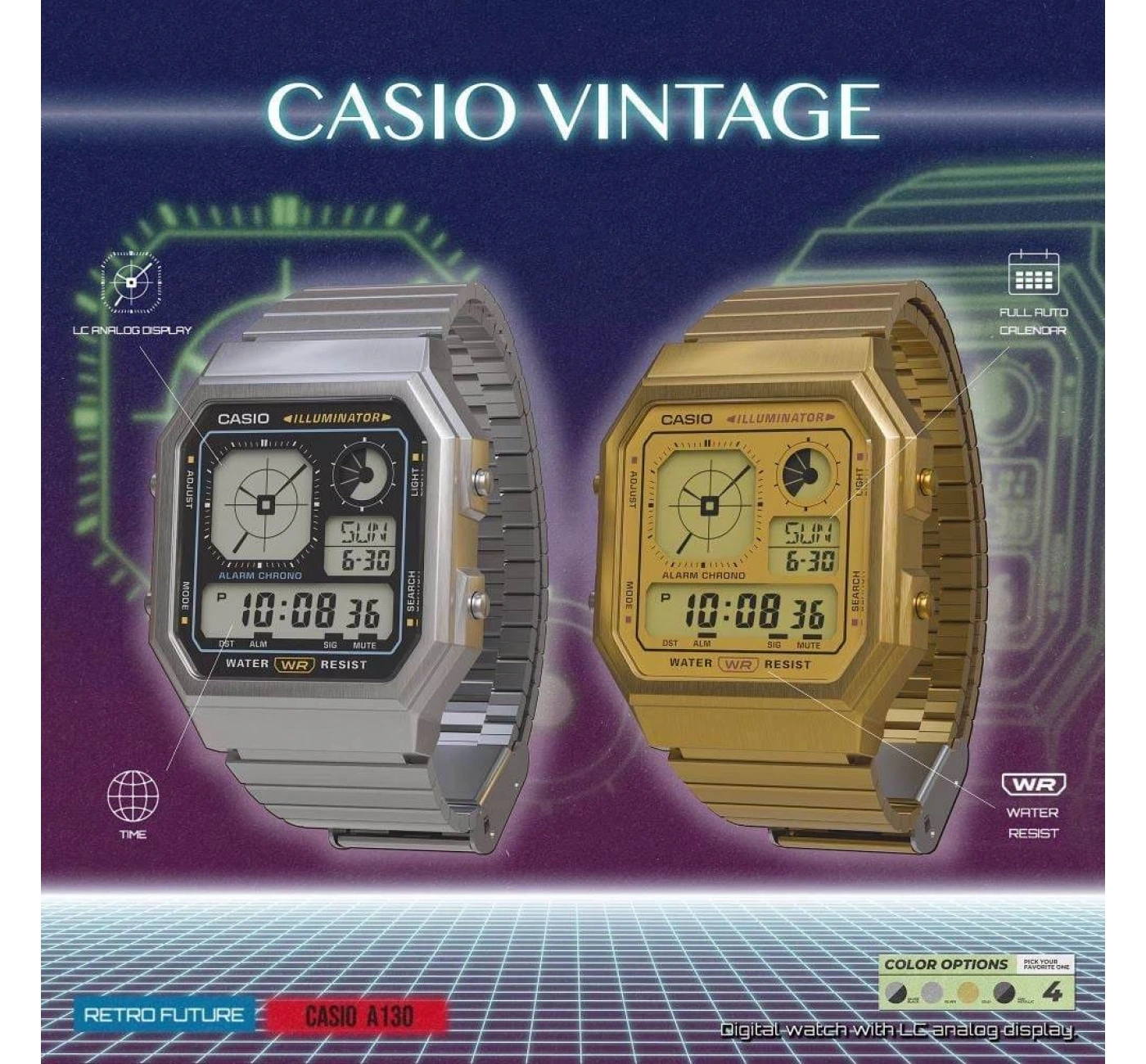 Casio A130WE-1ADF Retro Kol Saati