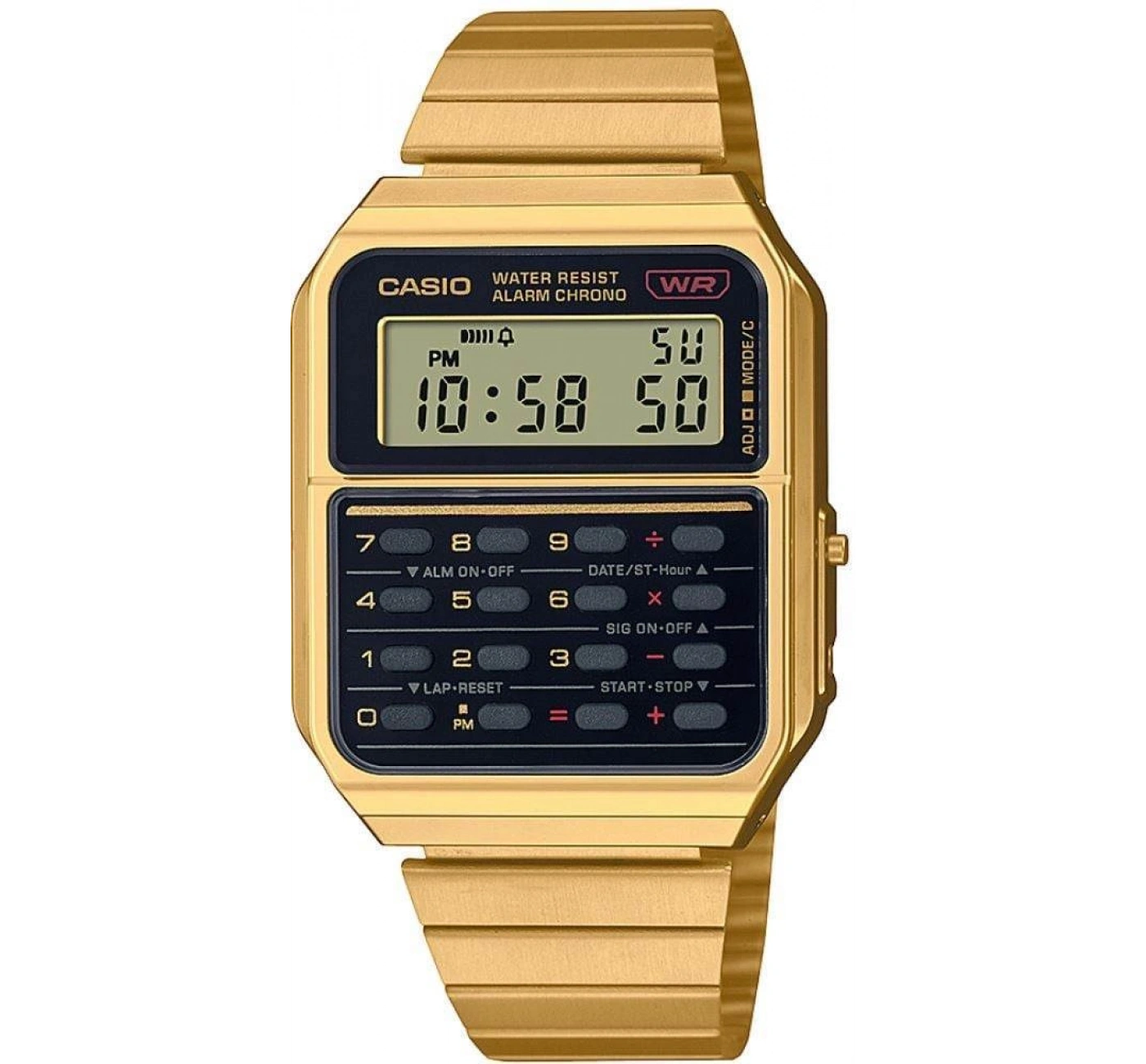 Casio CA-500WEG-1ADF Hesap Makineli Kol Saati