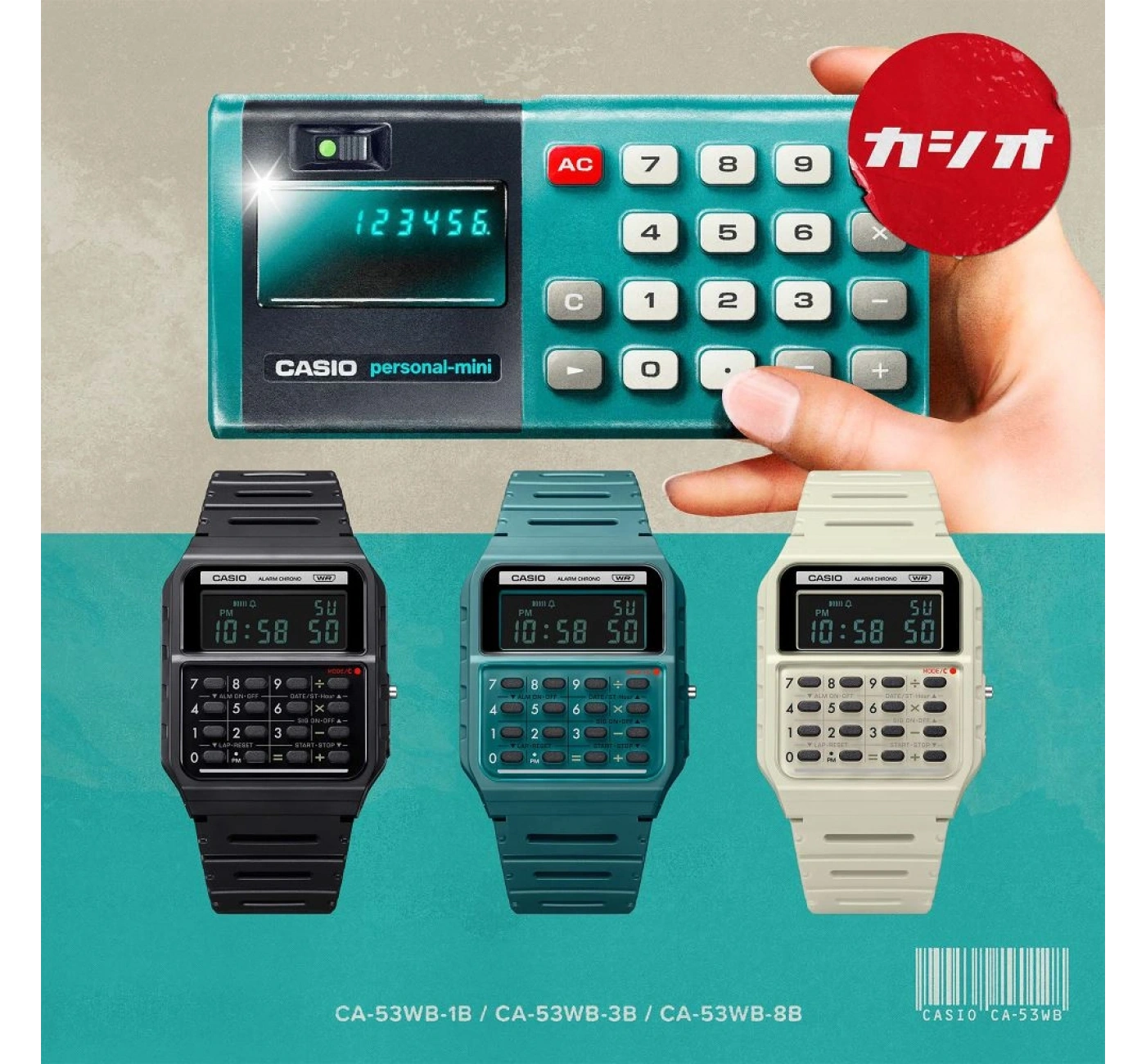 Casio CA-53WB-3BDF Hesap Makineli Kol Saati