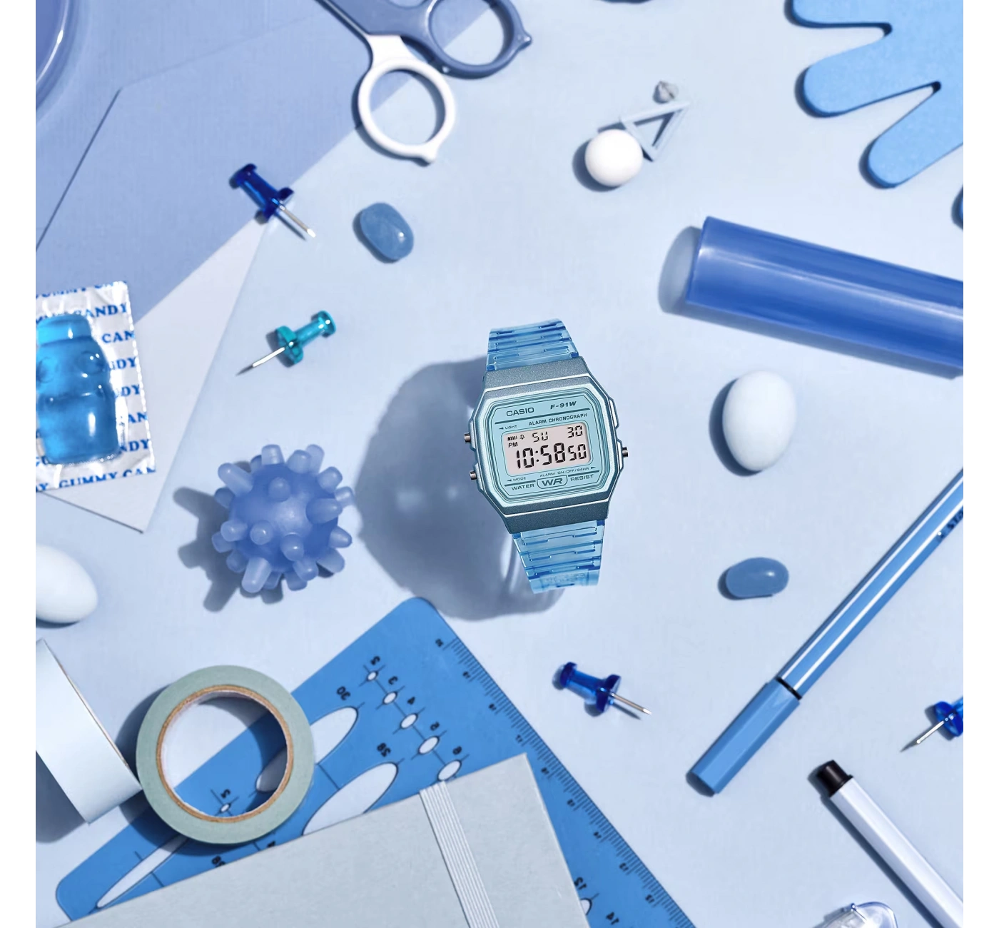 Casio F-91WS-2DF Kol Saati