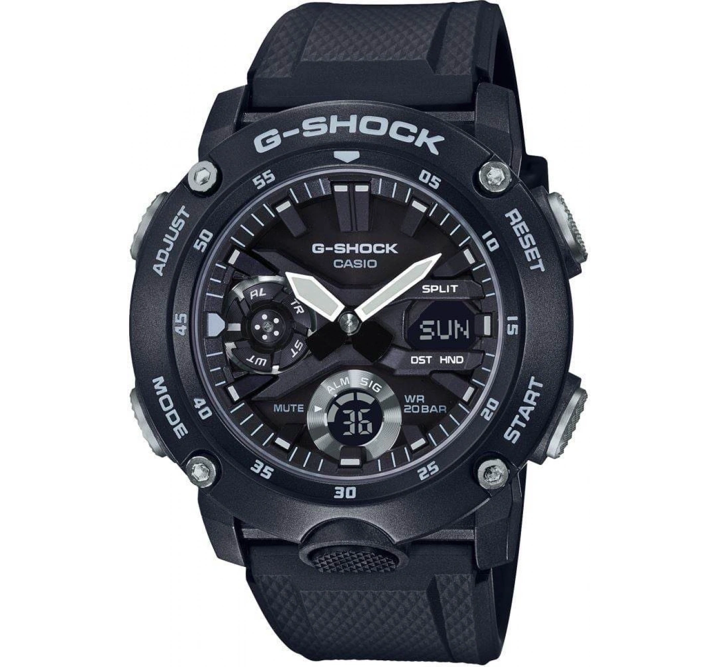 Casio G-Shock Carbon GA-2000S-1ADR Erkek Kol Saati