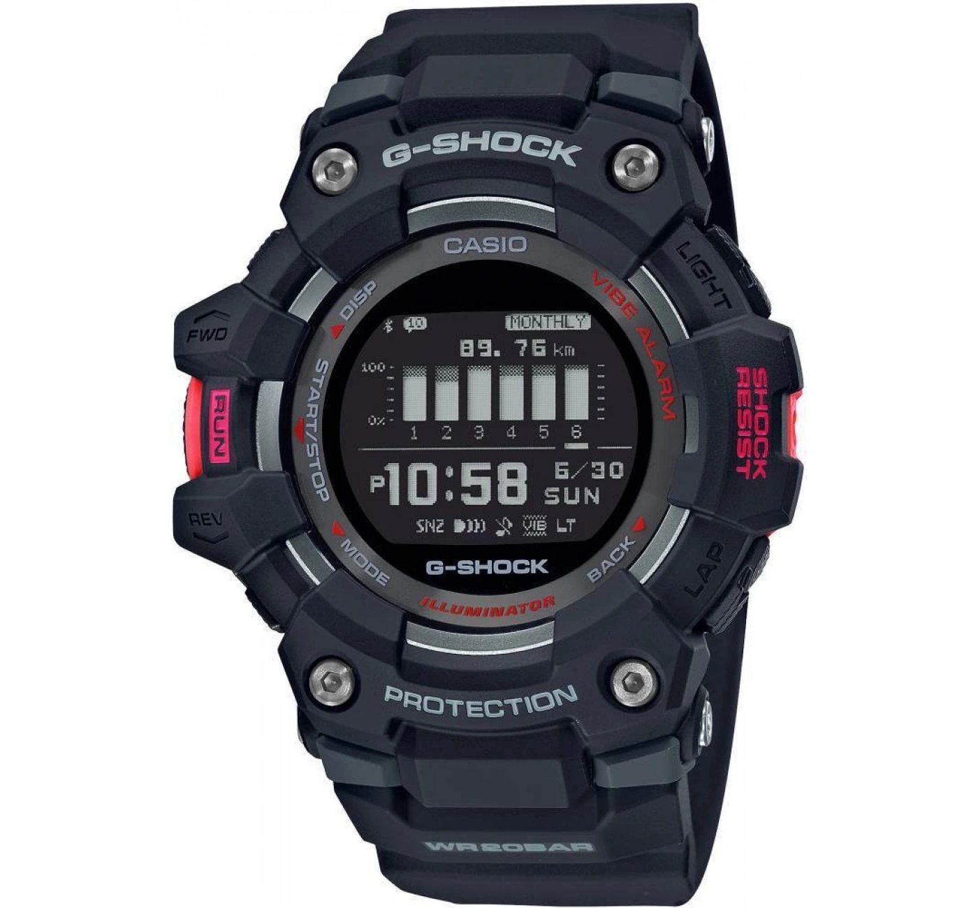 Casio G-Shock G-Squad GBD-100-1DR Erkek Kol Saati
