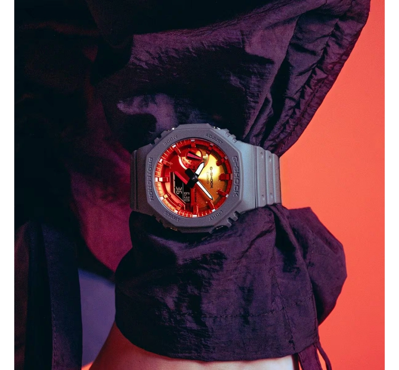 Casio G-Shock GA-2100FLS-8A4DR Kol Saati