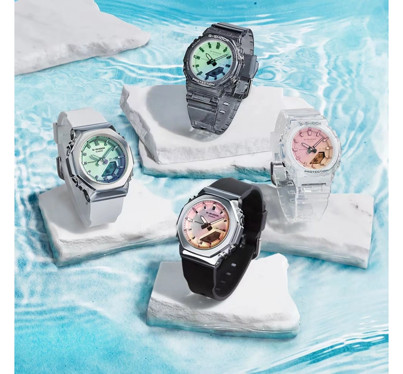 Casio G-Shock Women GM-S2110SR-1ADR Kol Saati