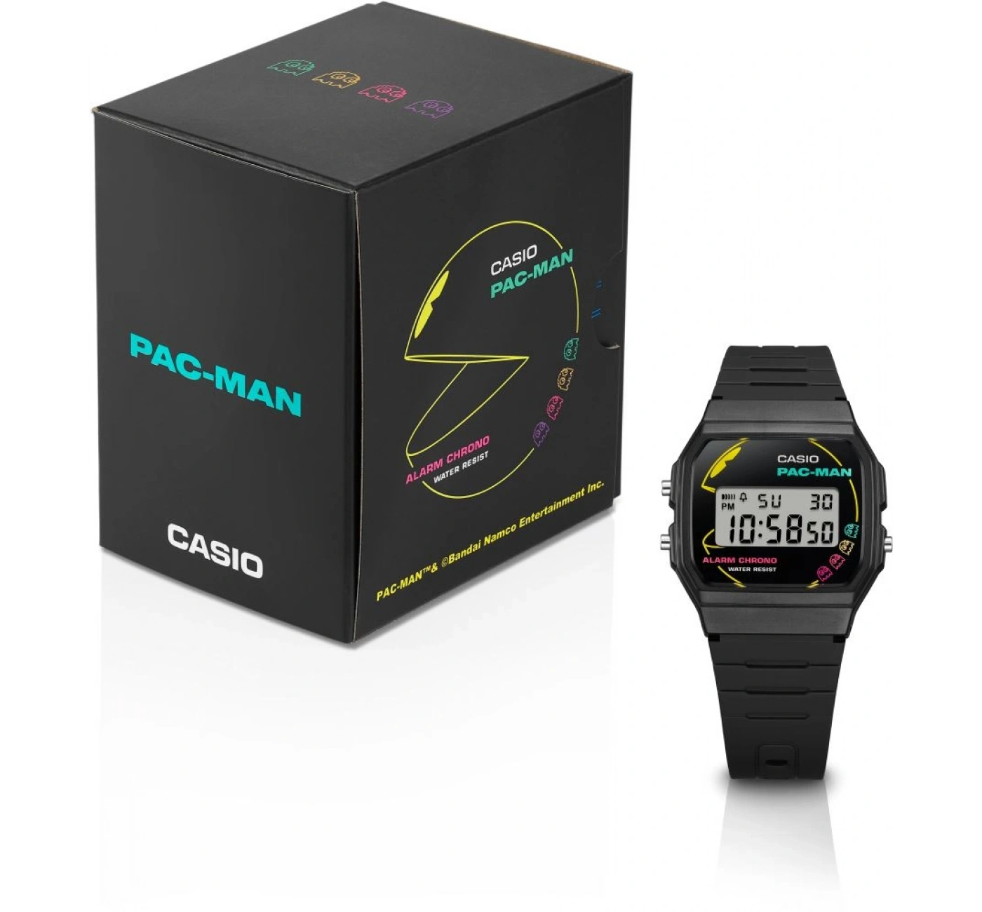 Casio Pac-Man F-91WPC-1ADR Kol Saati