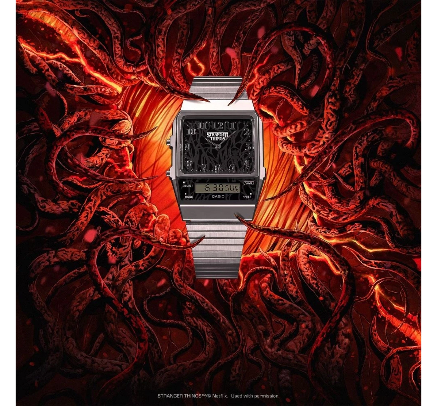 Casio Stranger Things AQ-800EST-1ADR Retro Kol Saati