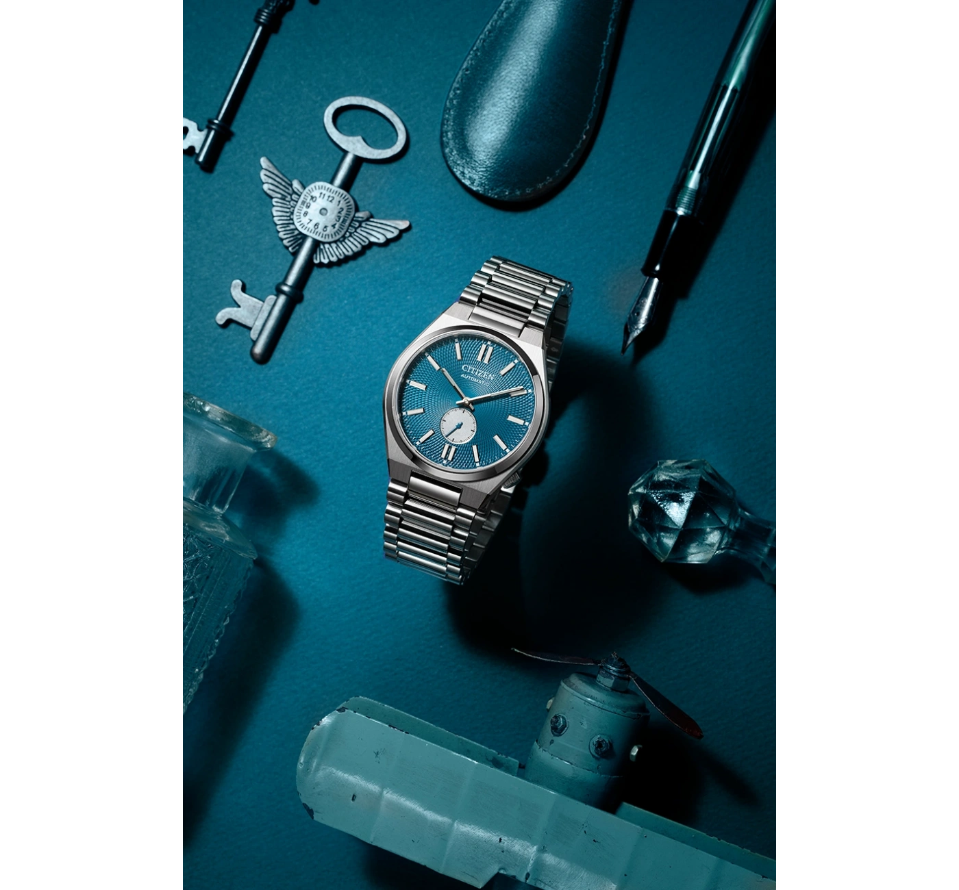 Citizen Tsuyosa Small Second NK5010-51L Otomatik Erkek Kol Saati