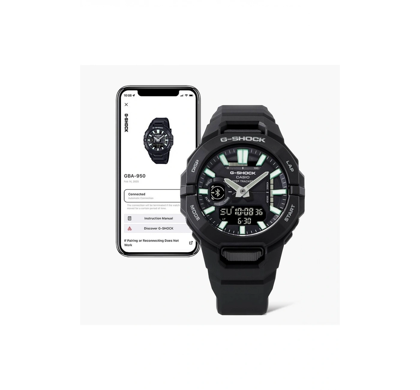 Casio Gba-950-1Adr G-Squad Erkek Kol Saati