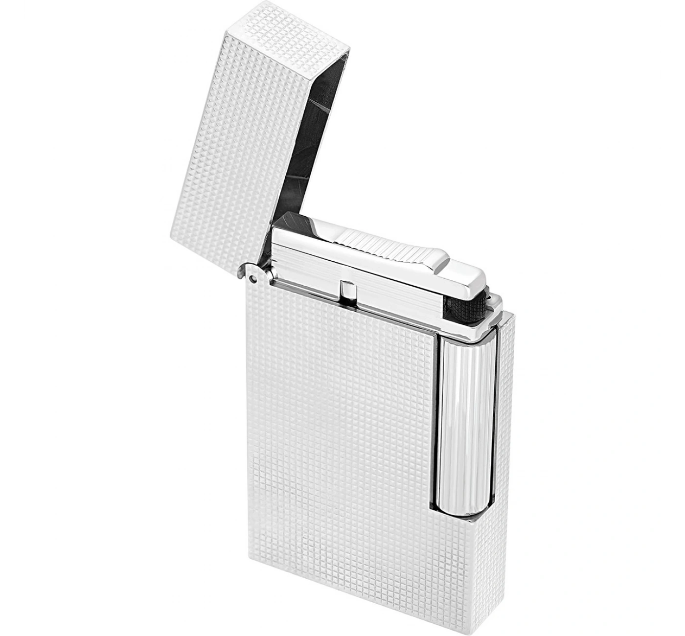 S.T. Dupont Ligne 2 Microdiamond Head Palladium Lighter C016455