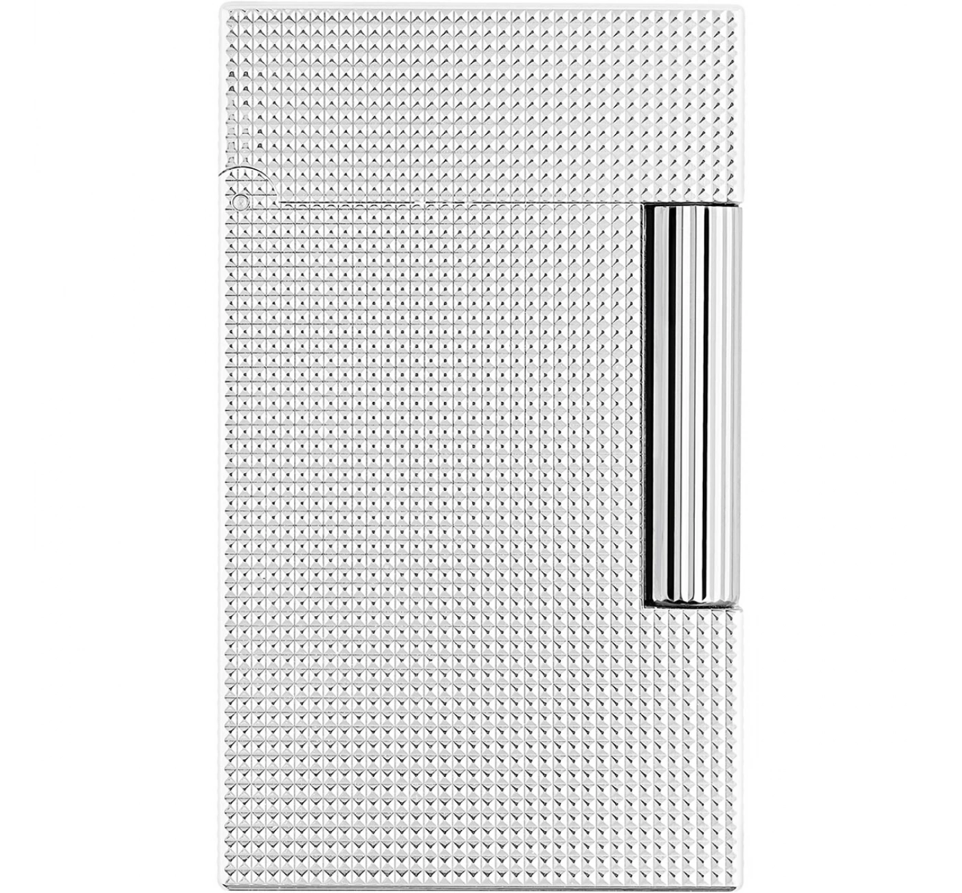 S.T. Dupont Ligne 2 Microdiamond Head Palladium Lighter C016455