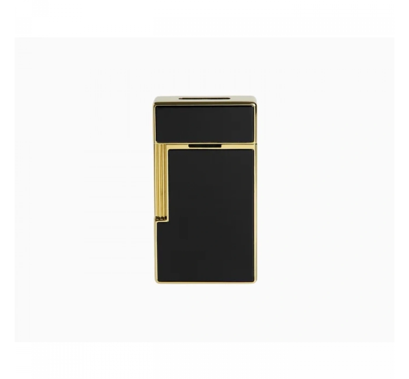 S.T. Dupont Biggy Golden Shiny Black Lacquer Lighter 25002