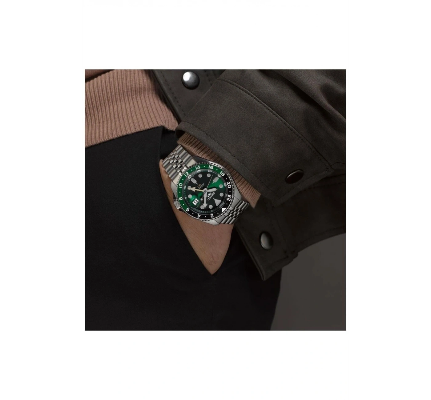 Seiko 5 Sports GMT SSK035J Erkek Kol Saati