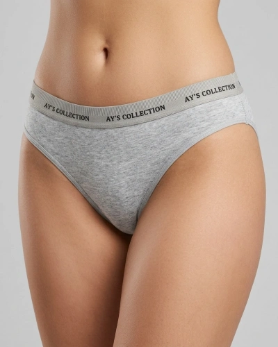 AYS Collection Kadın Bikini Gri 6lı Paket