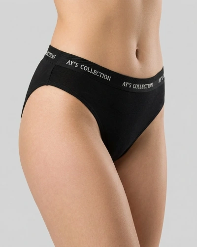 AYS Collection Kadın Bikini Siyah 6lı Paket