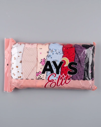 AYS Elit Kadın Külot Karışık Desen Asorti 7li Paket