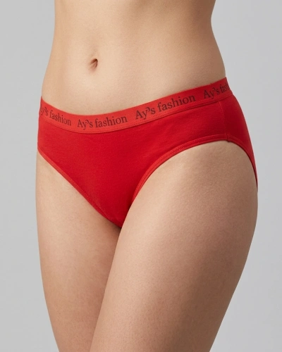 AYS Fashion Bikini Kırmızı 6lı Paket
