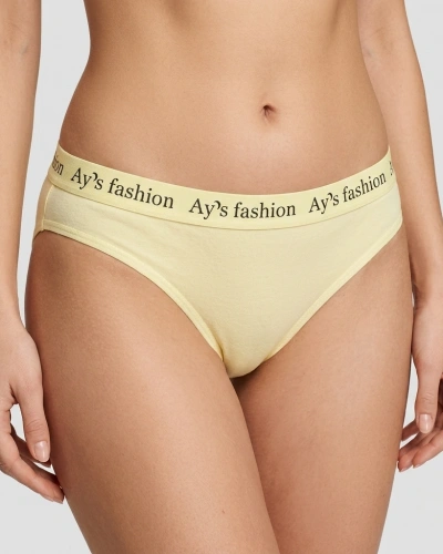 AYS Fashion Bikini Sarı 6lı Paket