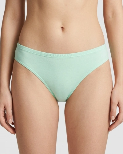 AYS Kadın Düz Bikini Açık Yeşil 6lı Paket