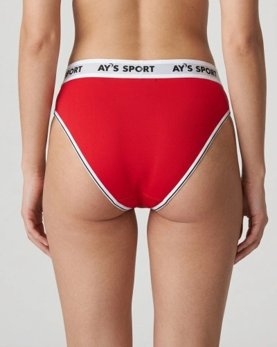 AYS Kadın Spor Bikini Kırmızı 6lı Paket