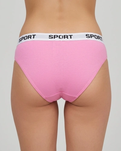 AYS Kadın Spor Bikini Pembe 6lı Paket