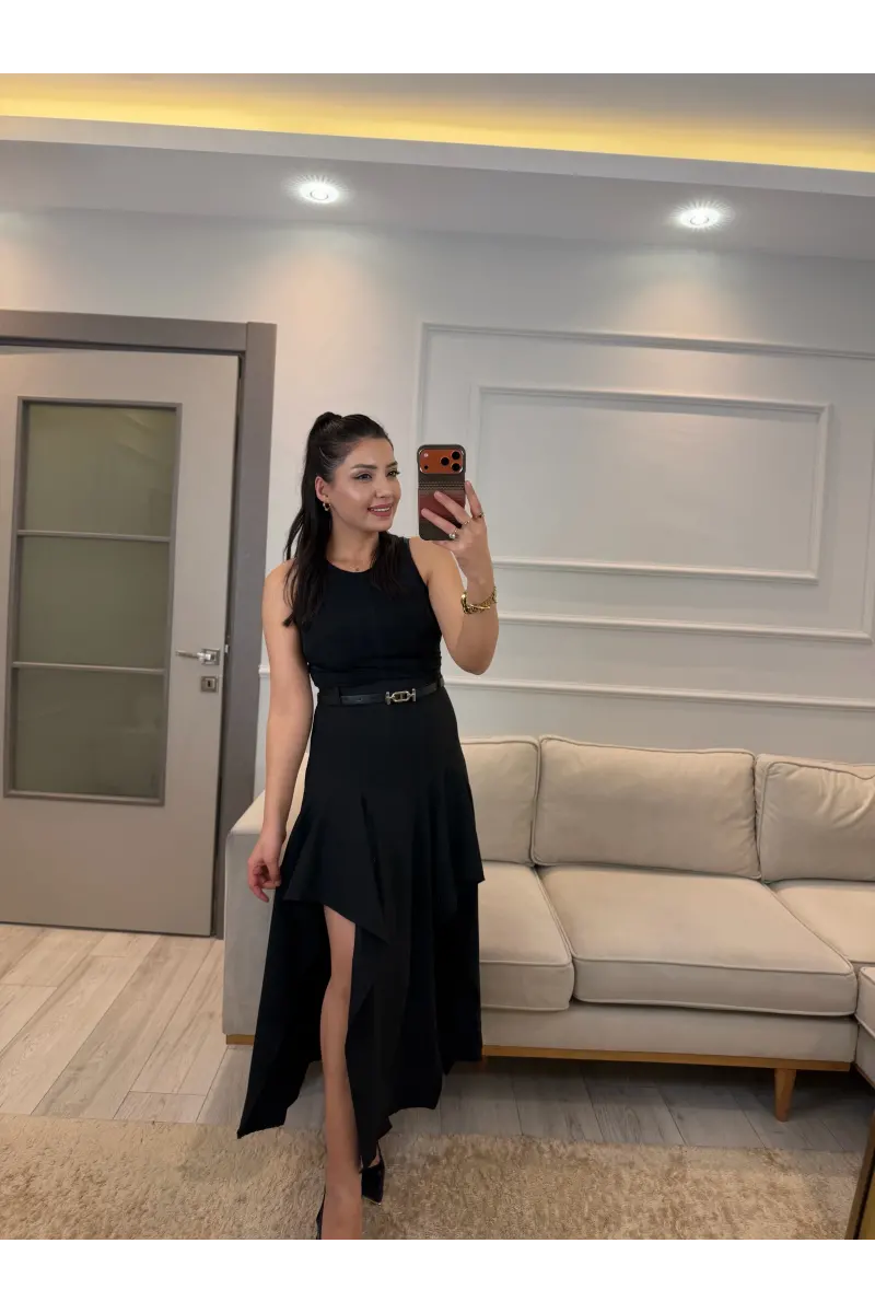 Tasarım Asimetrik Elbise