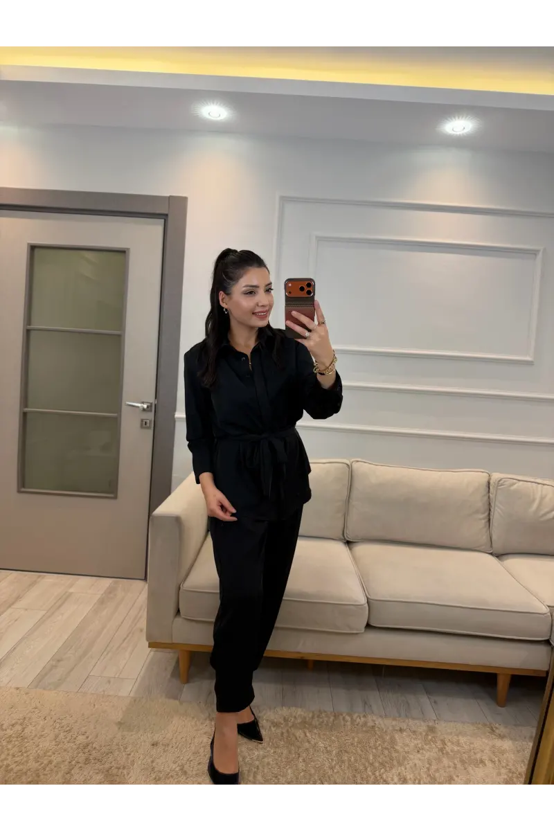 Premium Bel Kuşaklı İkili Takım