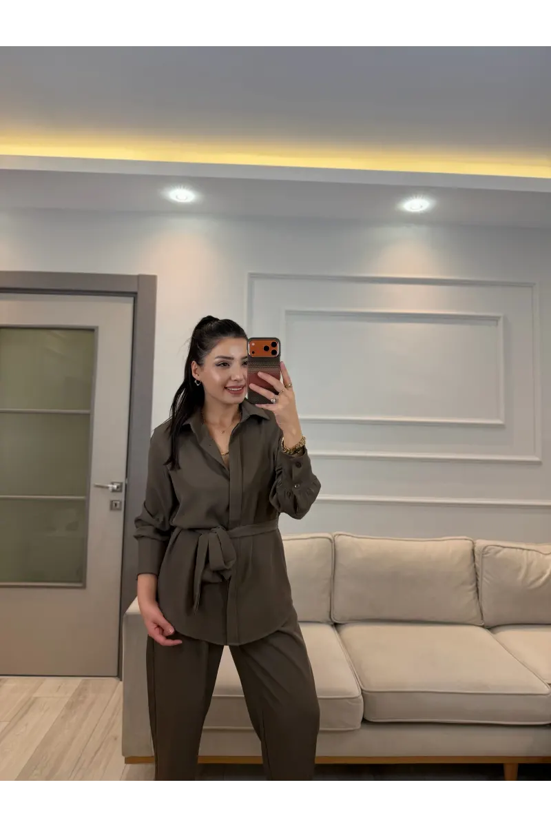 Premium Bel Kuşaklı İkili Takım