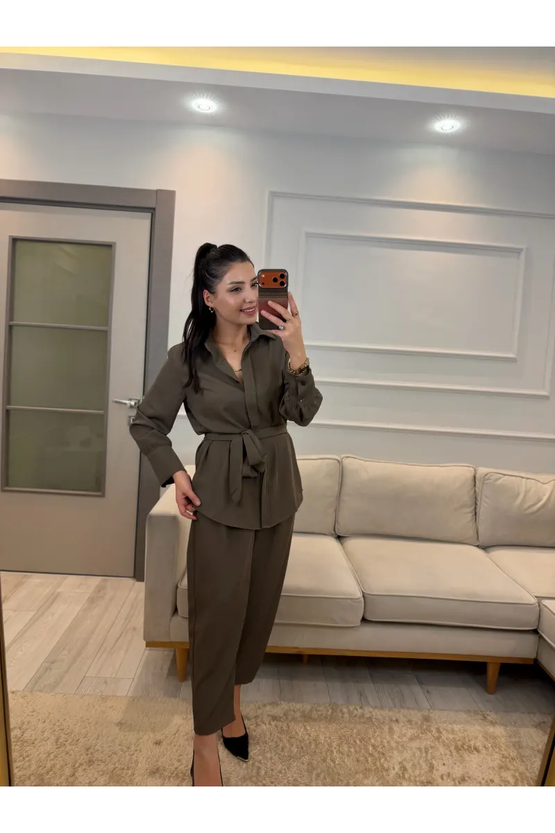 Premium Bel Kuşaklı İkili Takım