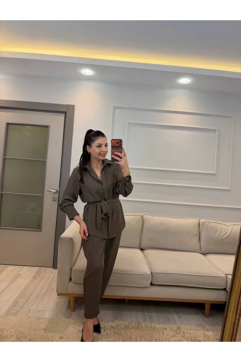 Premium Bel Kuşaklı İkili Takım