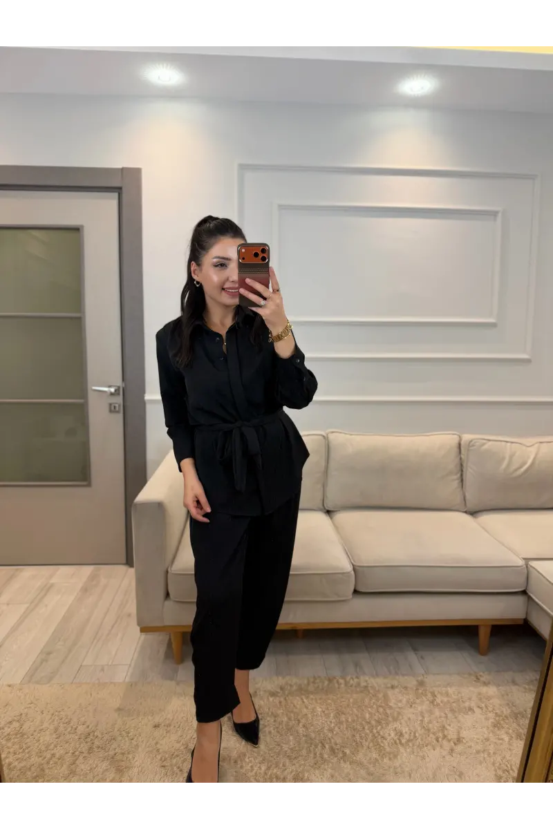 Premium Bel Kuşaklı İkili Takım