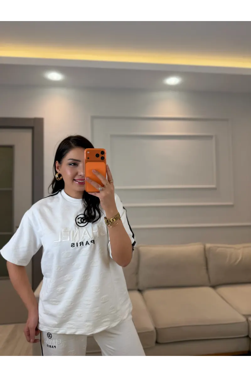 Cc Flok Baskılı İkili Takım