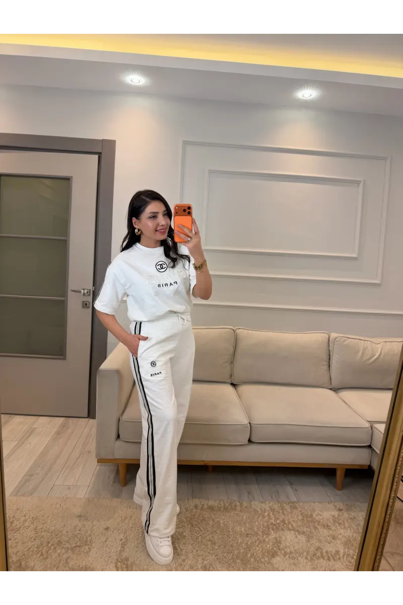 Cc Flok Baskılı İkili Takım