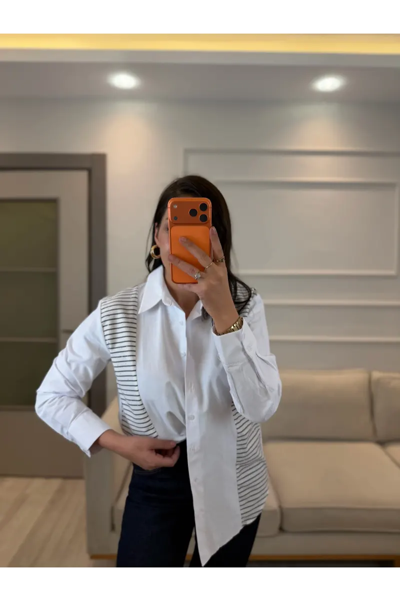 Premium Taş Detaylı Gömlek