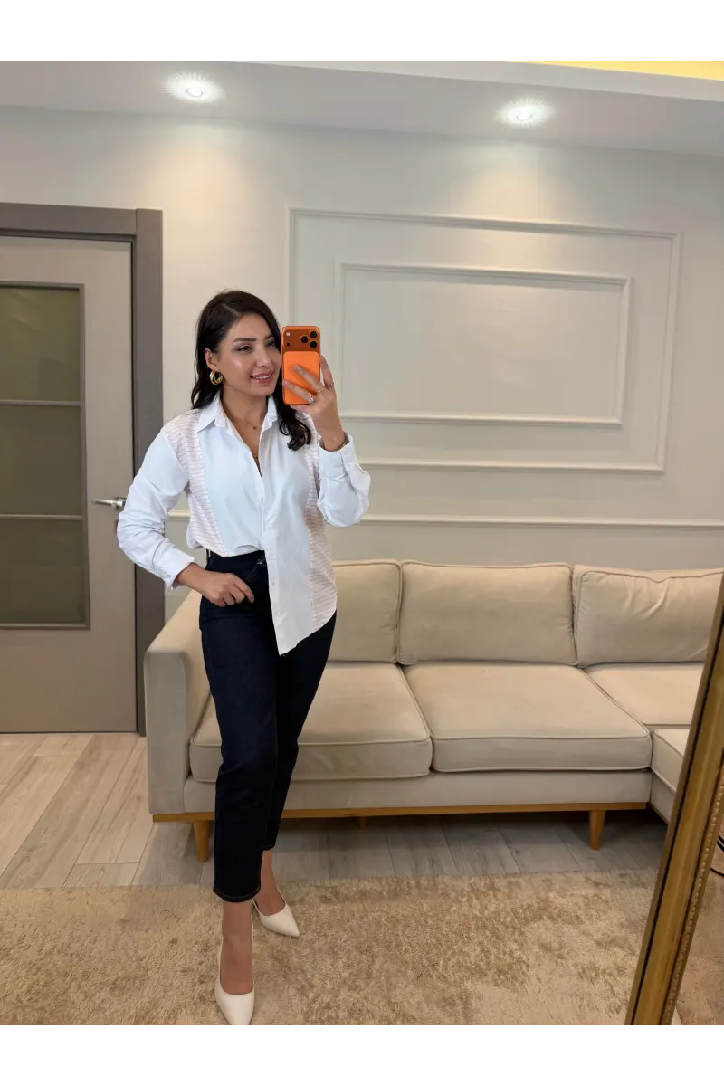 Premium Taş Detaylı Gömlek