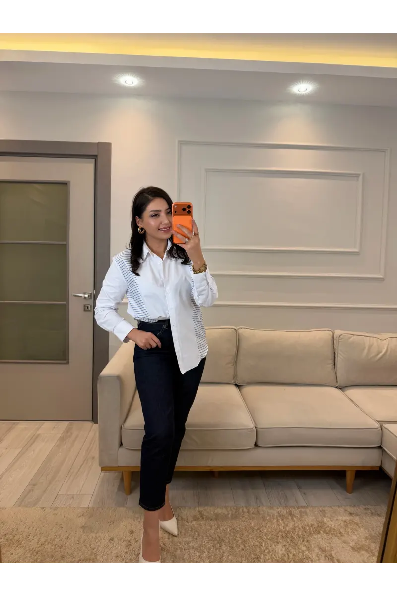 Premium Taş Detaylı Gömlek