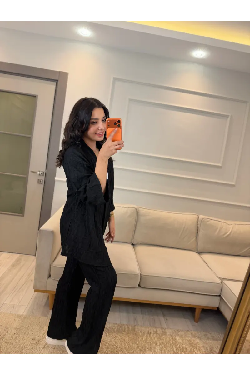 Voager Kimono Pantolon İkili Takım