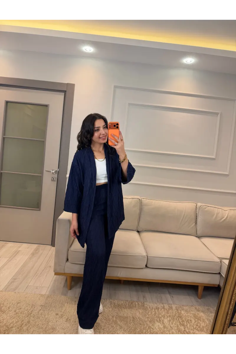 Voager Kimono Pantolon İkili Takım