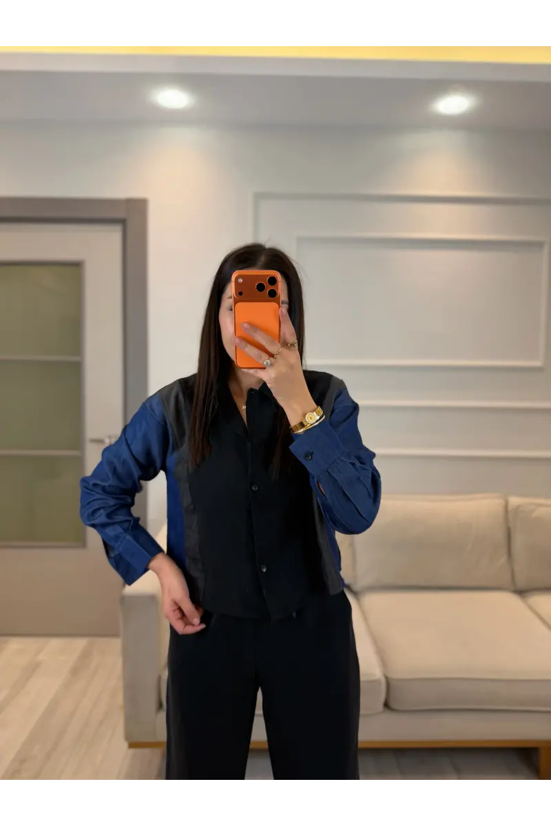 Mrka Muadil Jean Detaylı Tencel Premium Takım