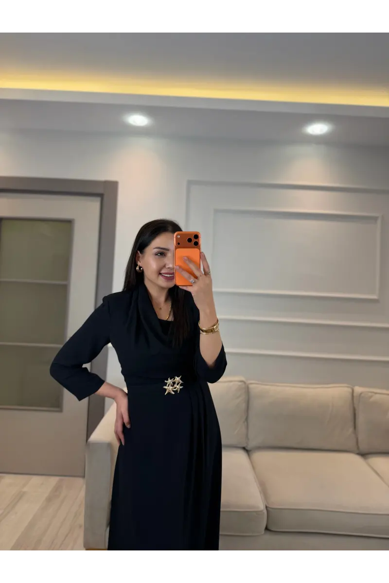 Lia Kemer Detaylı Elbise