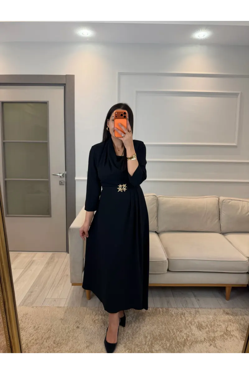 Lia Kemer Detaylı Elbise
