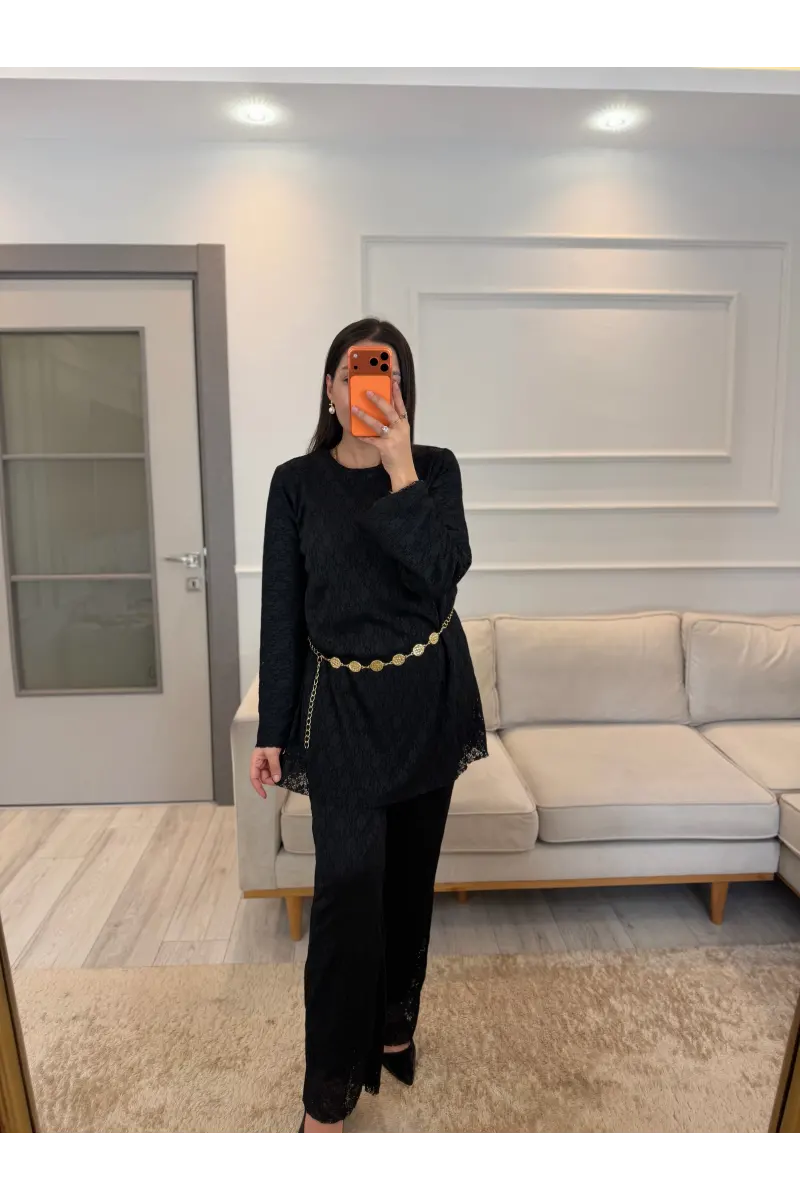 Zincir Kemer Güpür İkili Takım