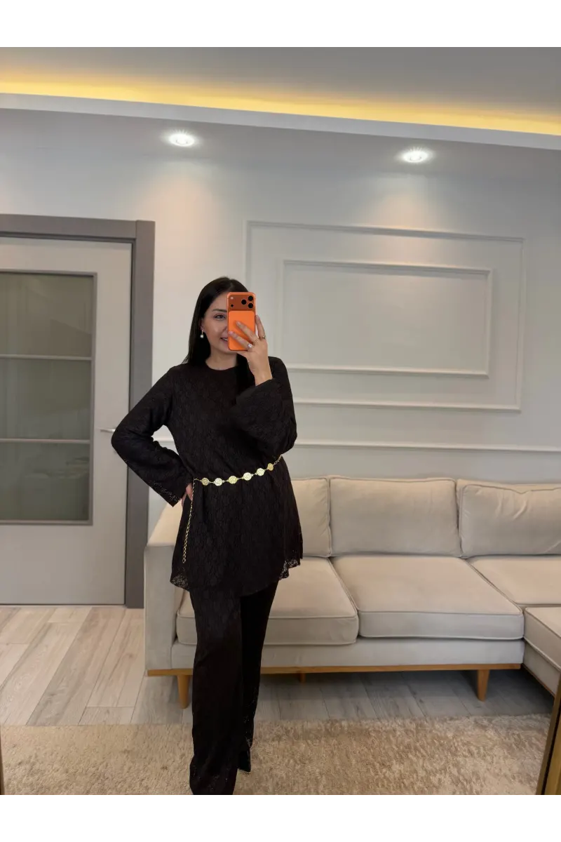Zincir Kemer Güpür İkili Takım