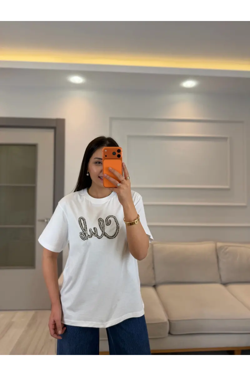 Club Taşlı T-Shirt