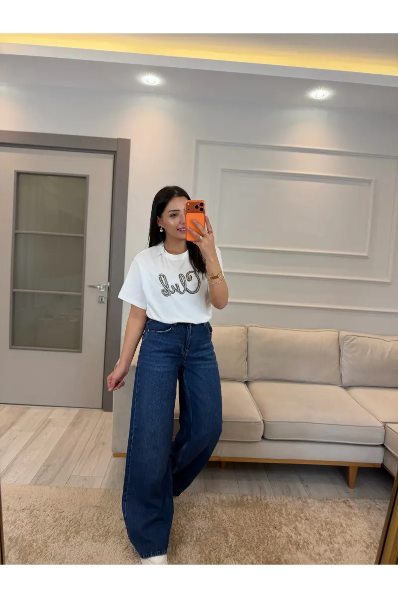 Club Taşlı T-Shirt