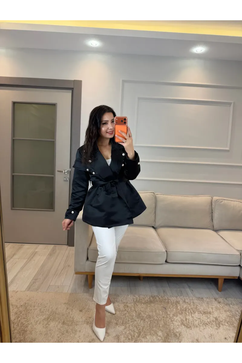 Tasarım Saten Ceket