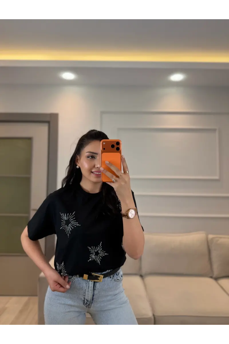 Club Çoklu Yıldız T-Shirt