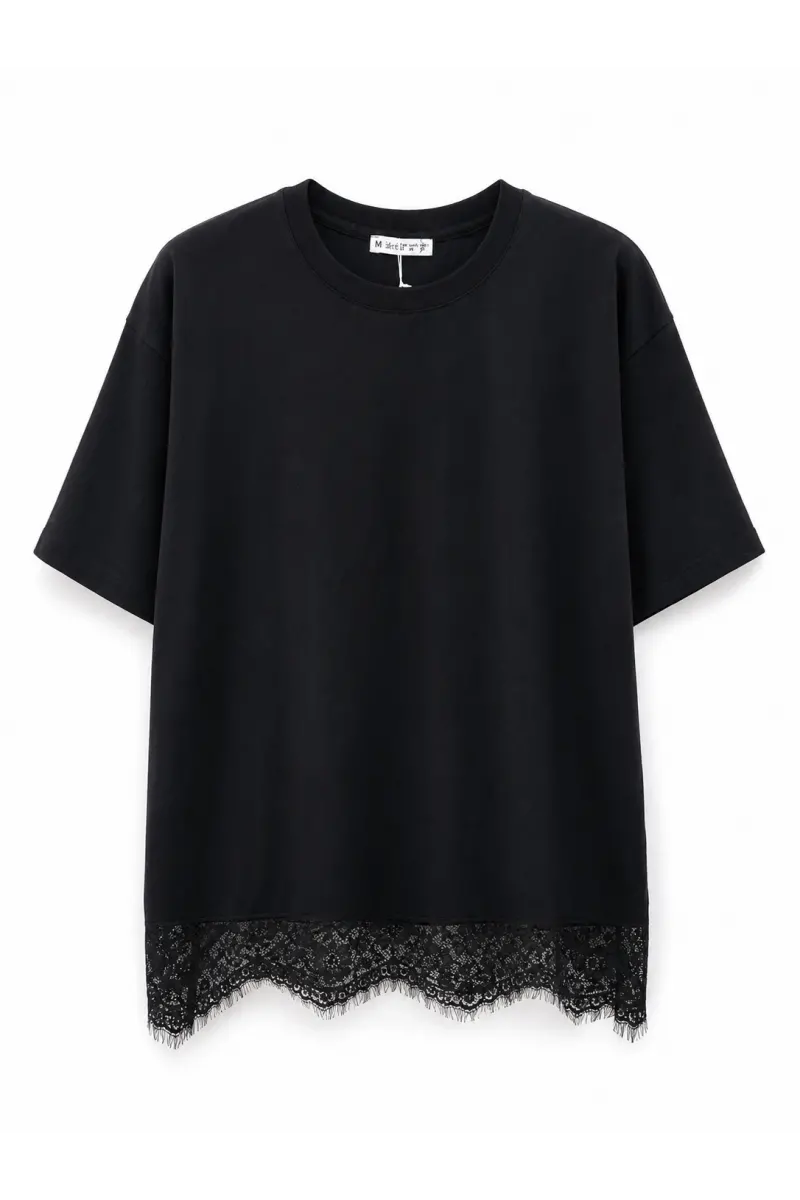 Altı Dantelli T-Shirt