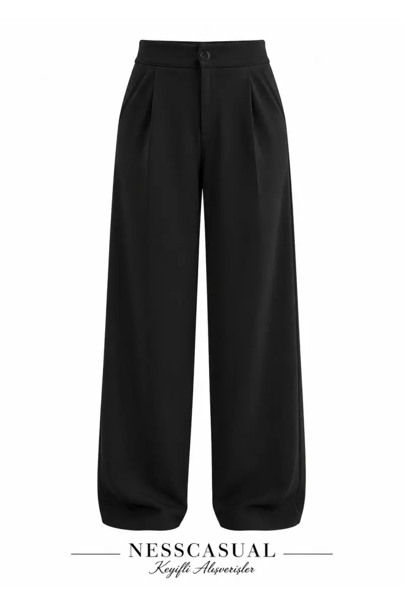 Crep Palazzo Pantolon