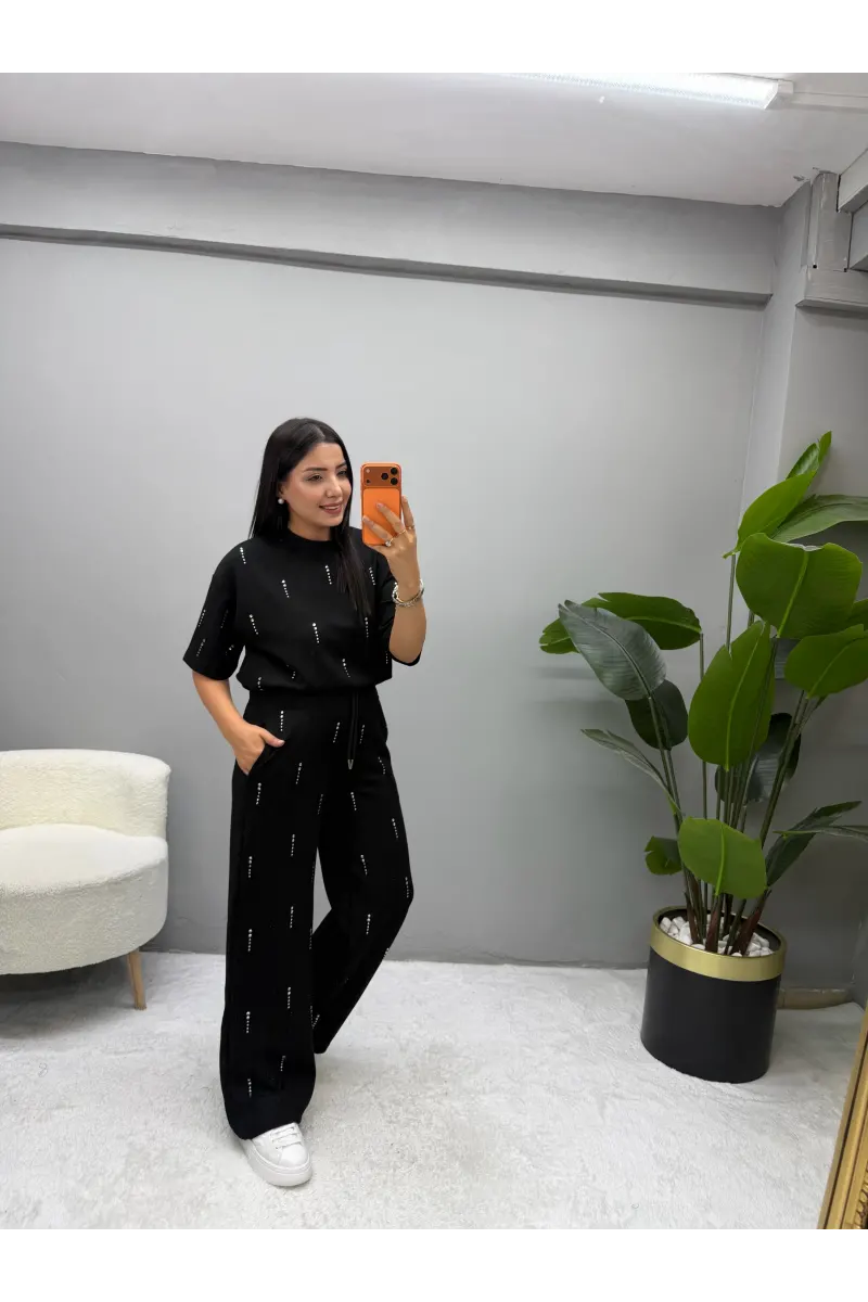 Damla Taşlı Modal Takım