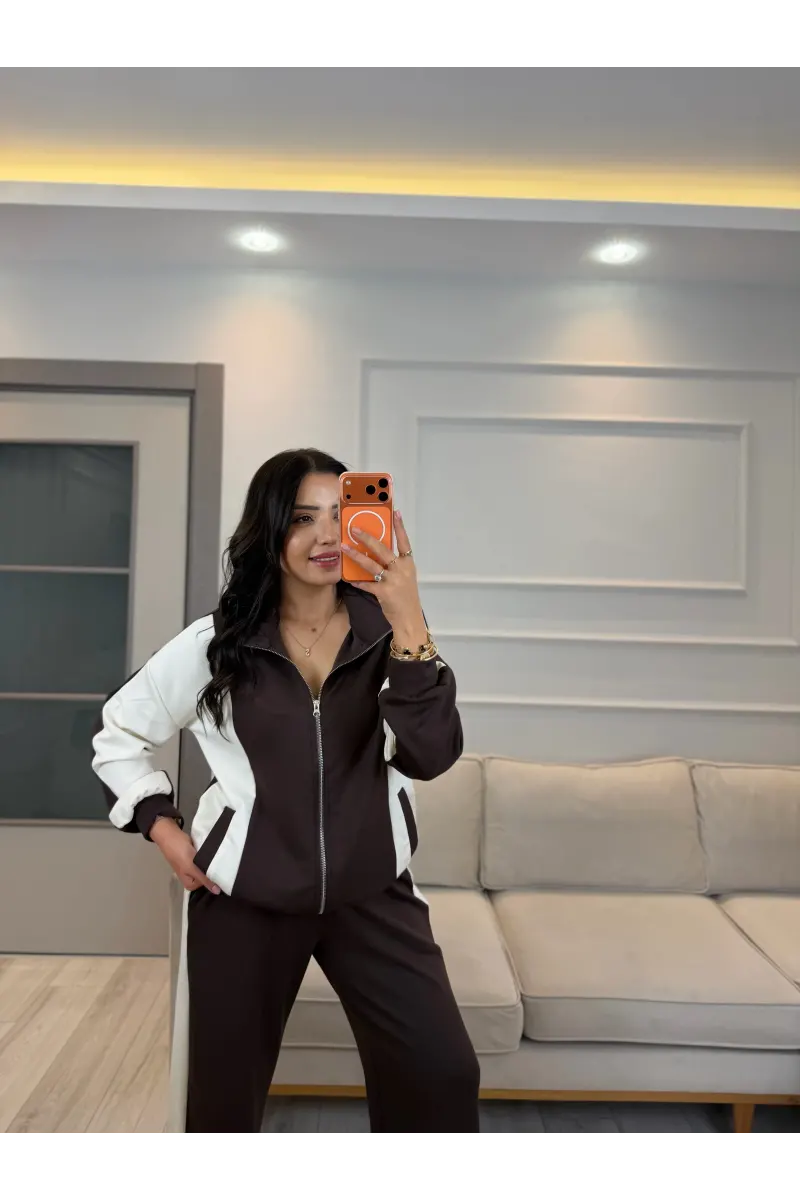 Double Color Biyeli Modal İkili Takım